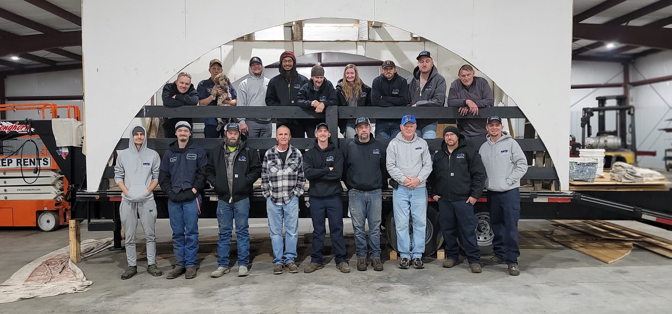 Kentucky Welding Tool & Die's crew of Central Kentucky professional welders, fabricators, machinists, engineers, designers, salesmen, paint and powder coating specialists, and administrators.